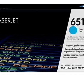 Toner 651a mfp775 ciano (ce341a)